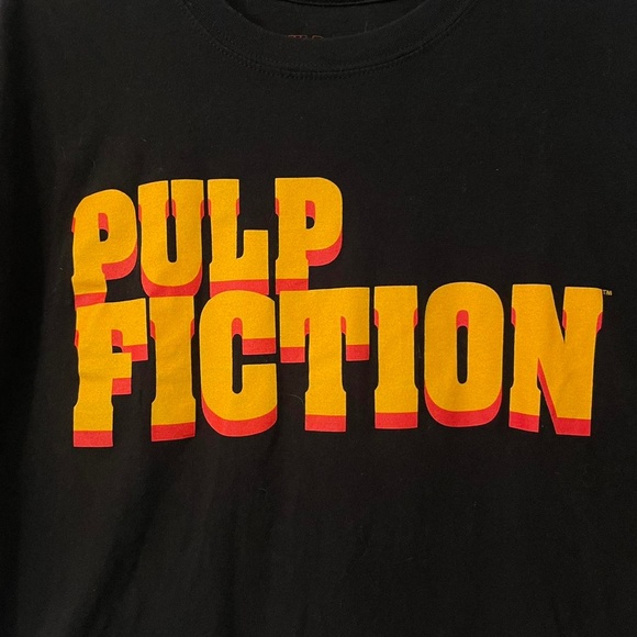 Tarantino Pulp Fiction Title Card Tee - Extra Large - Picture 2 of 2